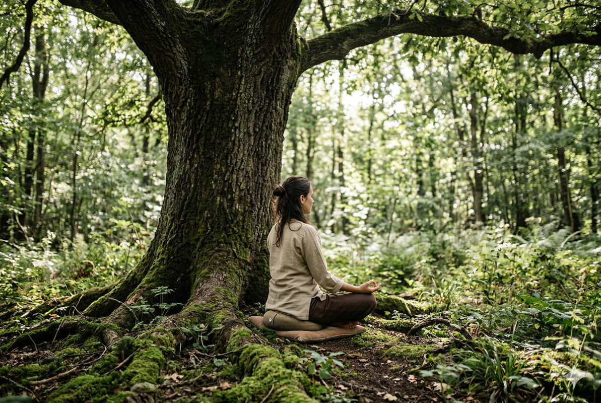 waldbad meditation