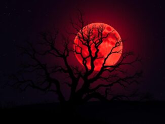 warum ist der mond rot