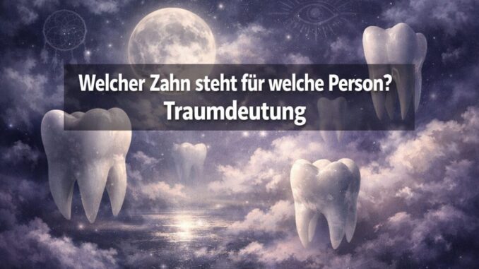 welcher zahn steht für welche person traumdeutung